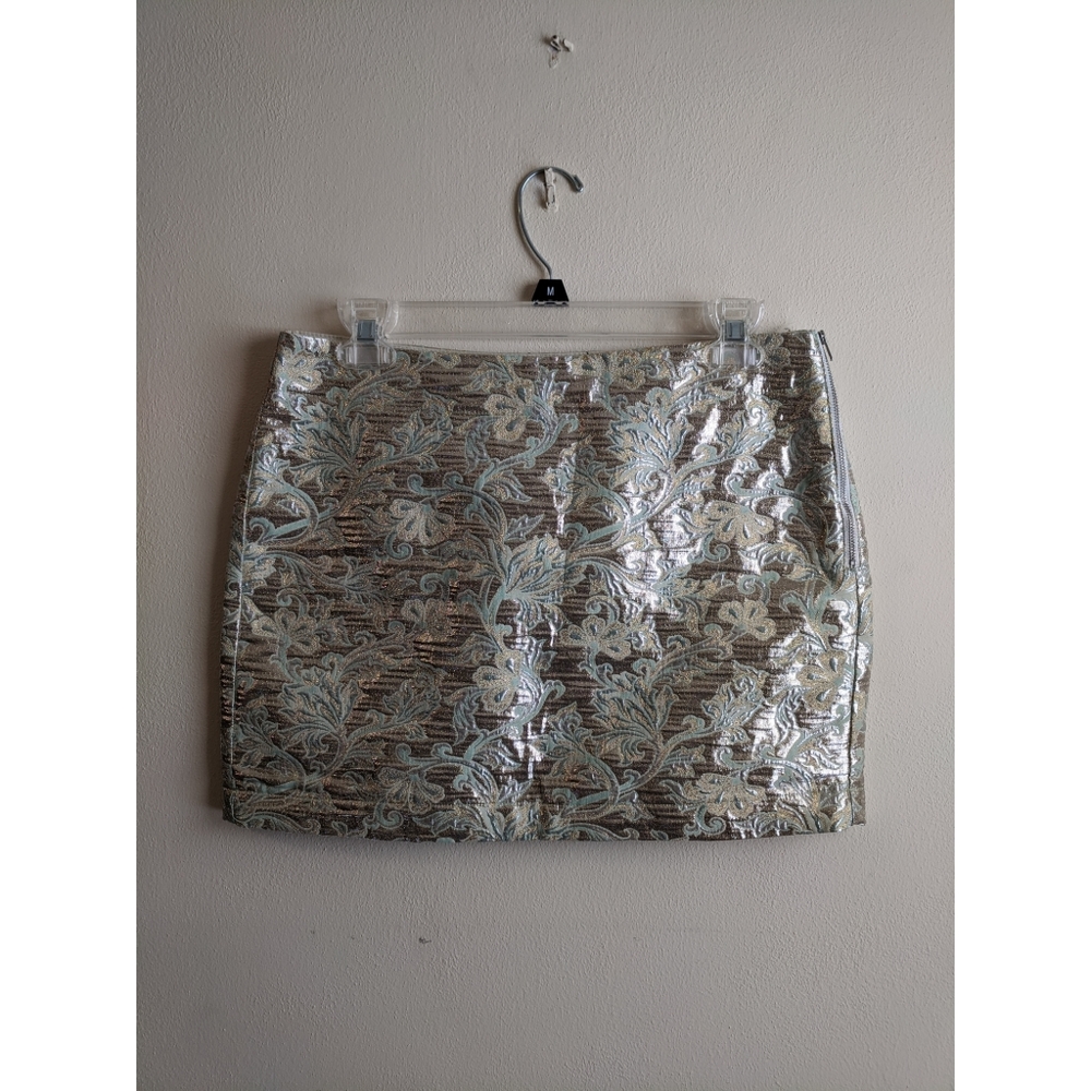Topshop Jacquard Mini Skirt - Size 6